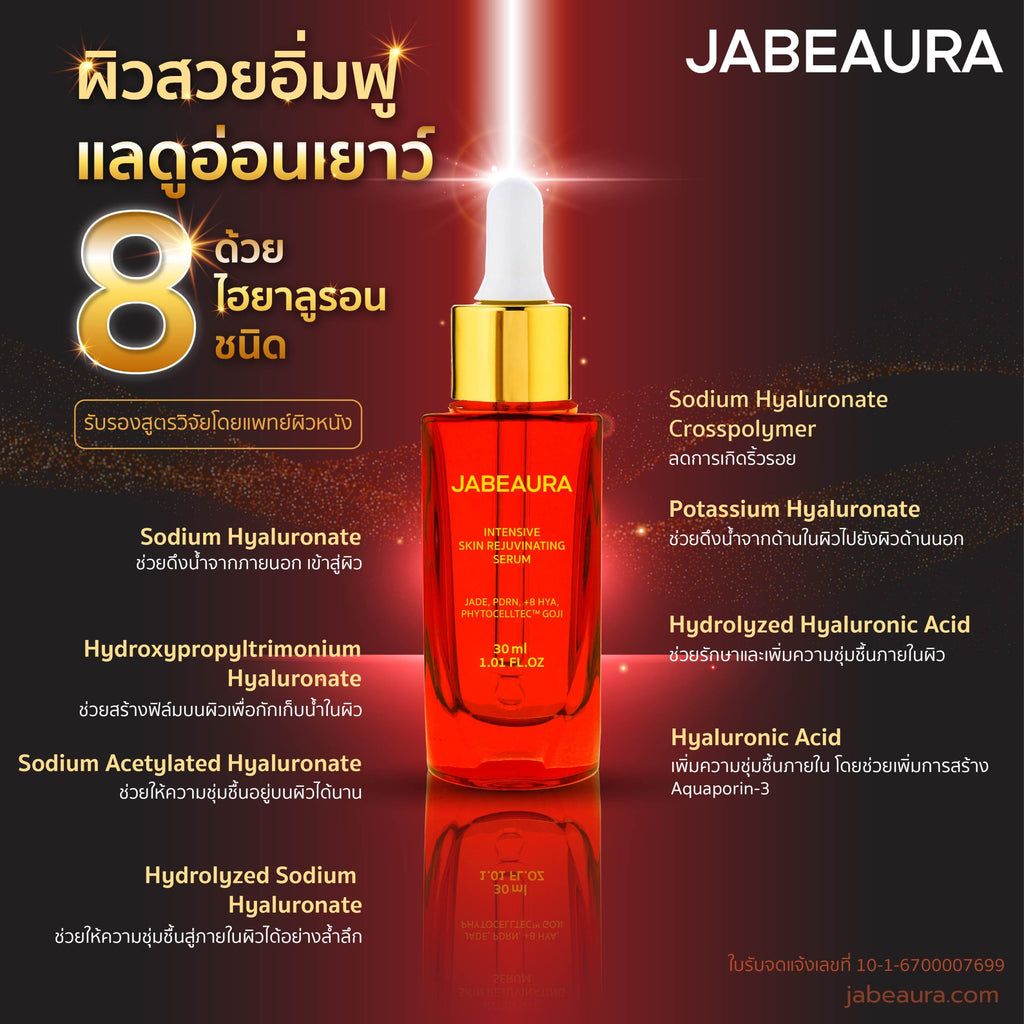 JABEAURA (เจบิวร่า) INTENSIVE SKIN REJUVINATING SERUM