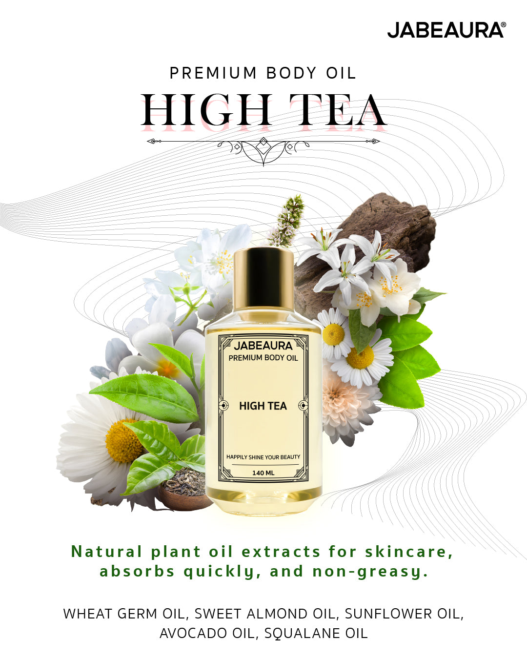 JABEAURA PREMIUM BODY OIL (HIGH TEA)
