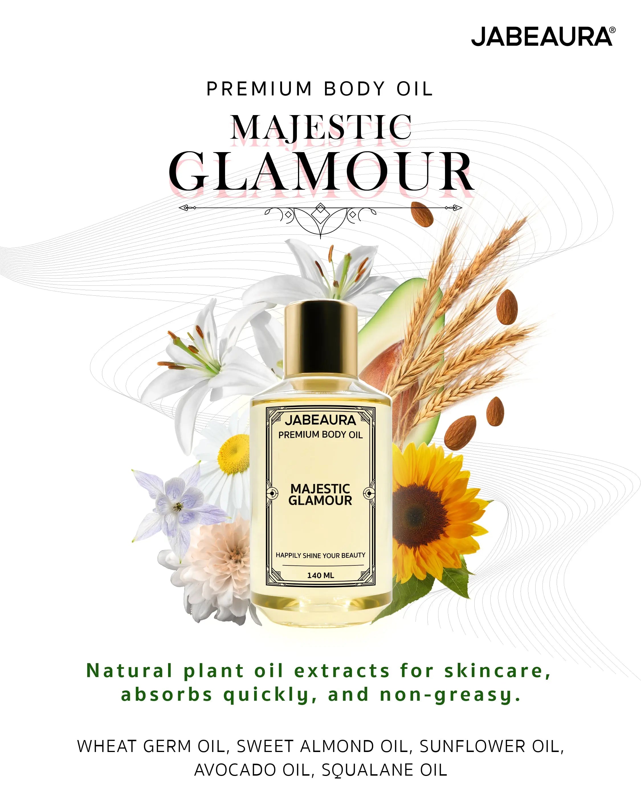 JABEAURA PREMIUM BODY OIL (MAJESTIC GLAMOUR) JABEAURA