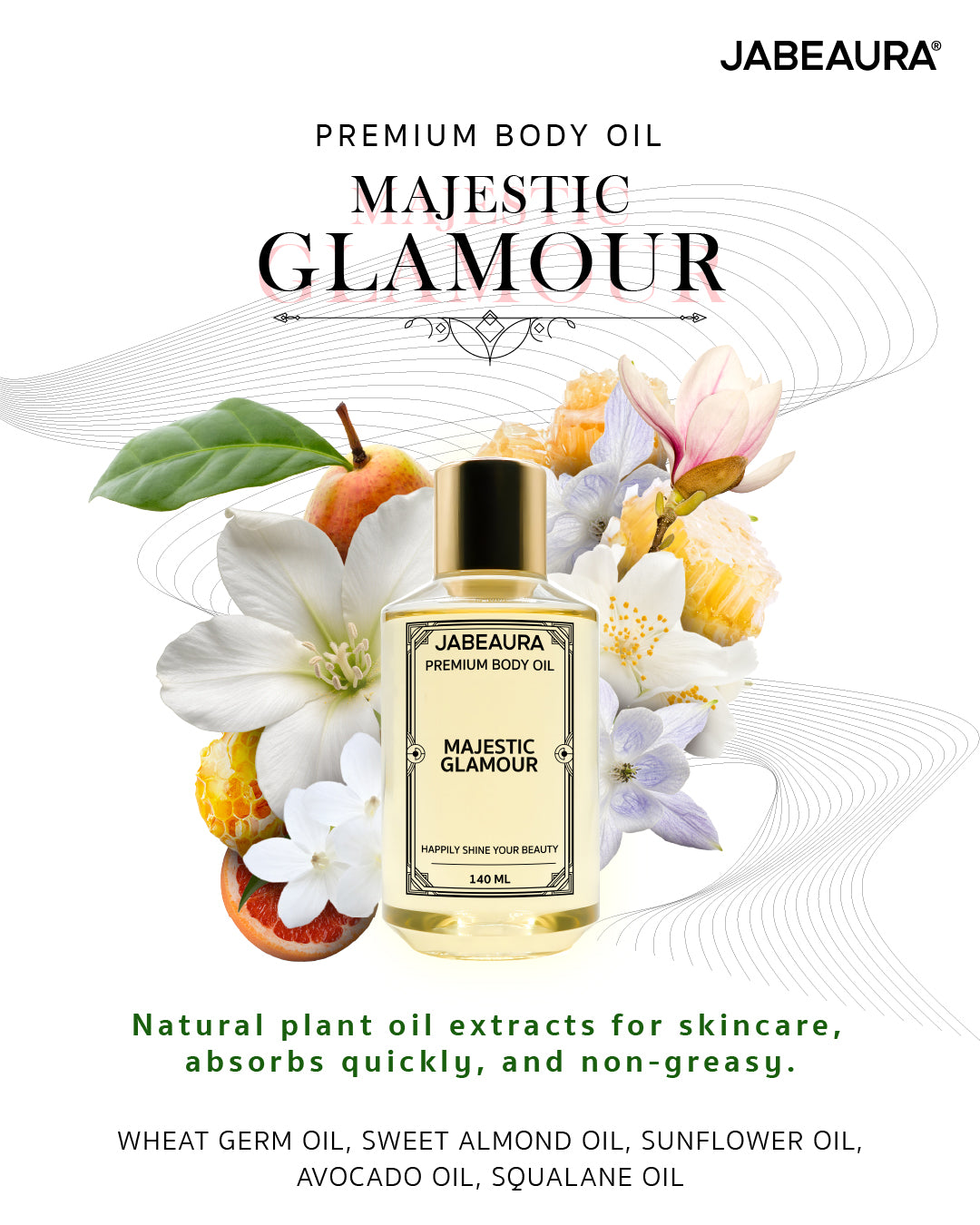 JABEAURA PREMIUM BODY OIL (MAJESTIC GLAMOUR)