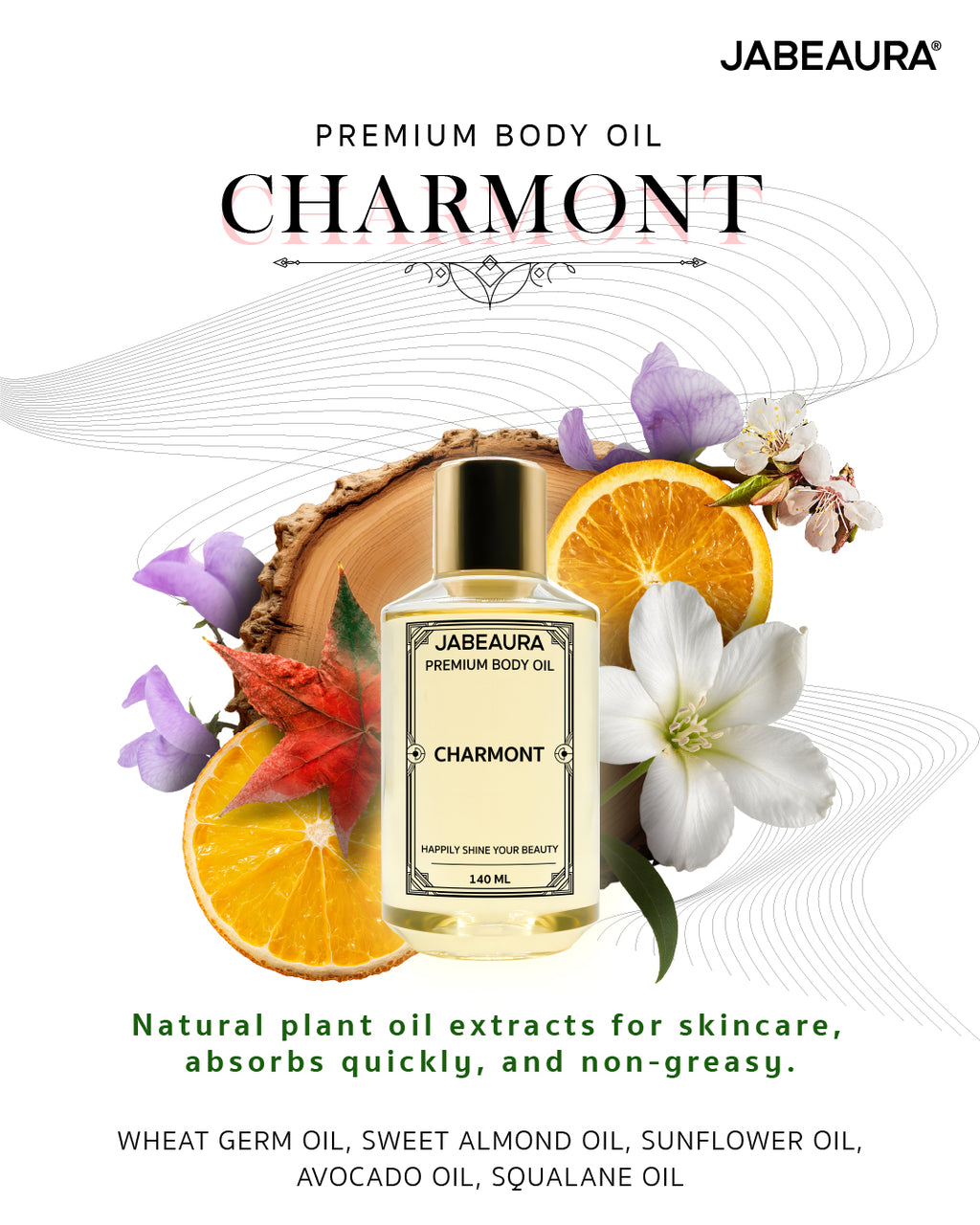 JABEAURA PREMIUM BODY OIL (CHARMONT)