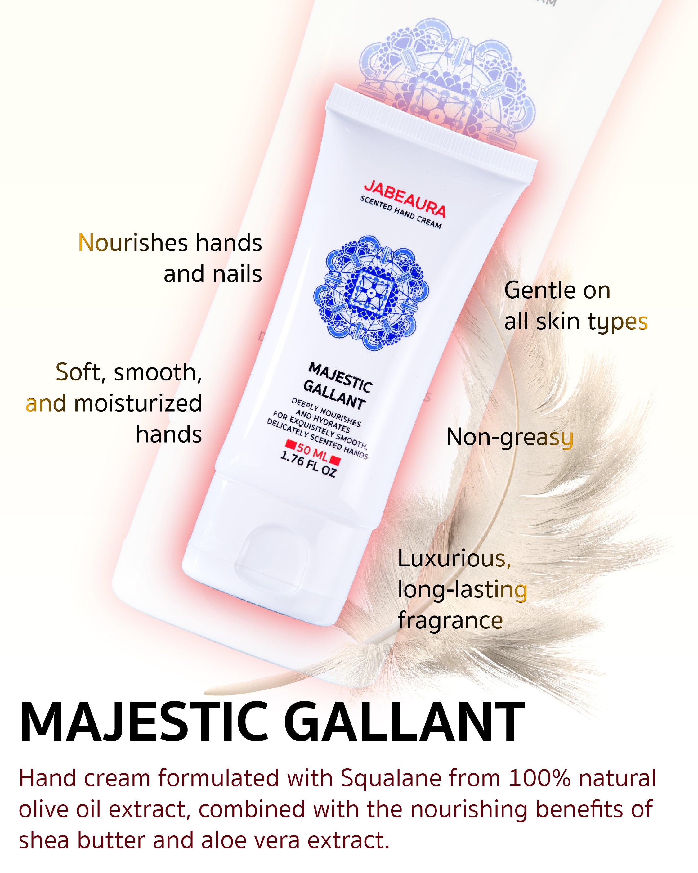 JABEAURA PERFUME HAND CREAM (MAJESTIC GALLANT)