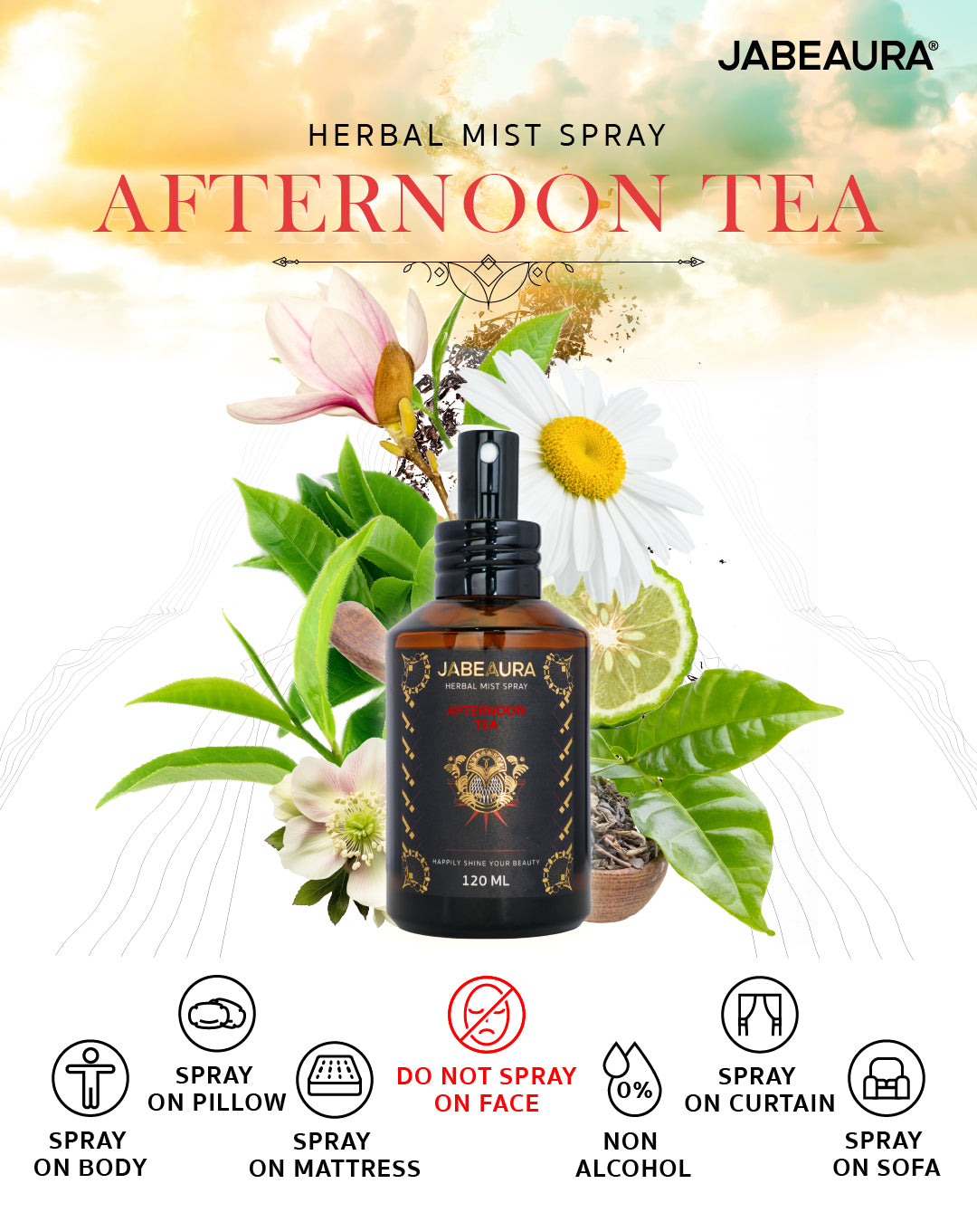 JABEAURA HERBAL MIST SPRAY (AFTERNOON TEA)