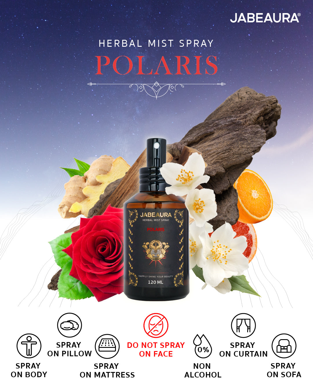 JABEAURA HERBAL MIST SPRAY (POLARIS)