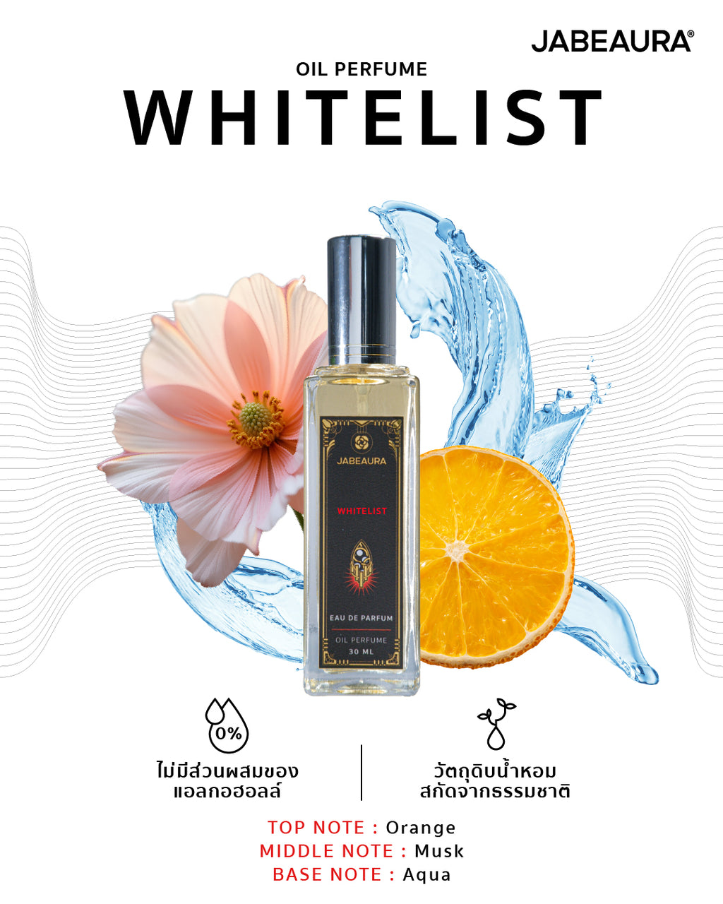 JABEAURA EAU DE PARFUM OIL PERFUME (WHITELIST) 30 ML