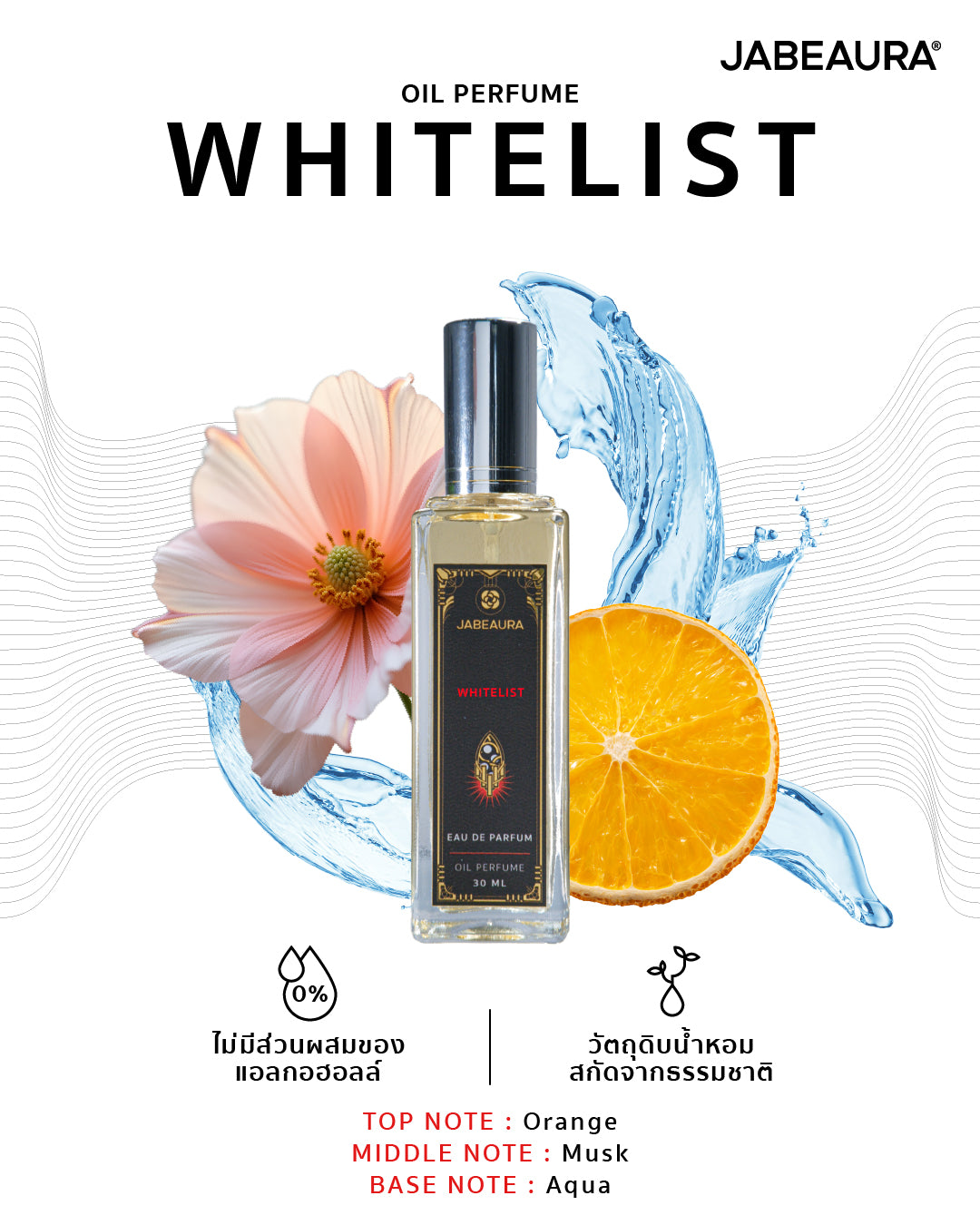 JABEAURA EAU DE PARFUM OIL PERFUME (WHITELIST) 30 ML