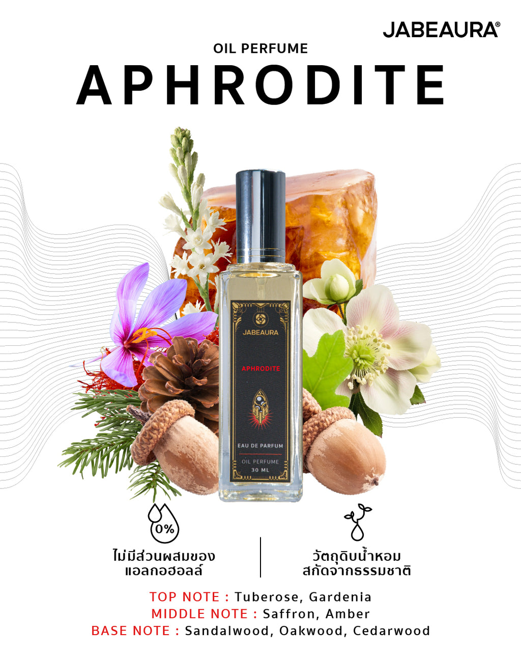 JABEAURA EAU DE PARFUM OIL PERFUME (APHRODITE) 30 ML