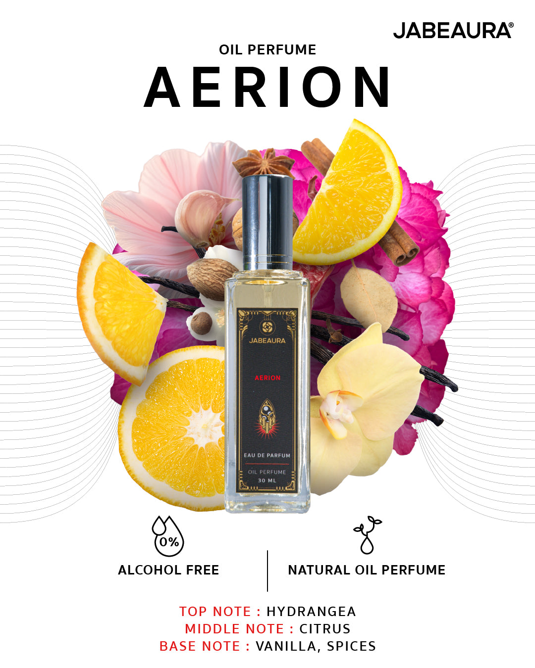 JABEAURA EAU DE PARFUM OIL PERFUME (AERION) 30 ML