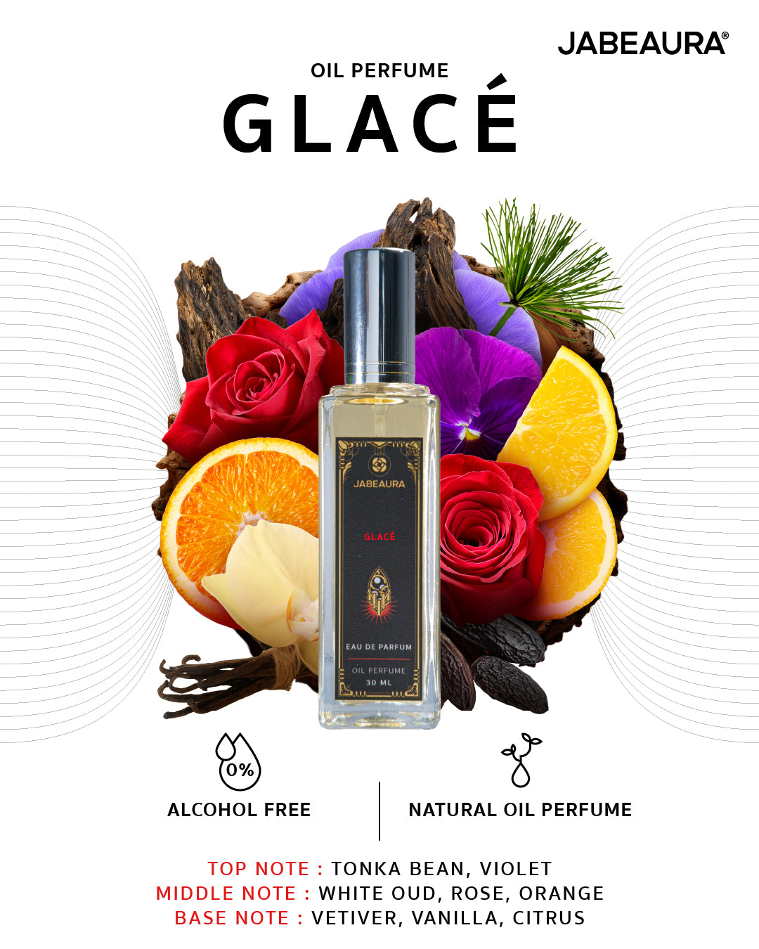 JABEAURA EAU DE PARFUM OIL PERFUME (GLACÉ) 30 ML