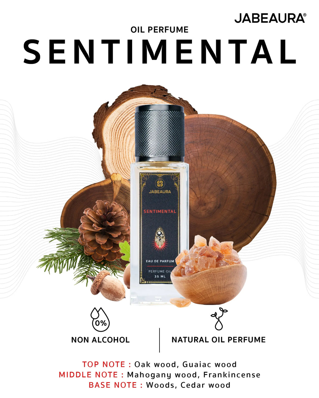 JABEAURA OIL PERFUME (SENTIMENTAL) Jabeaura