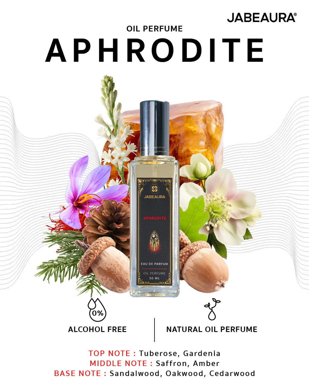 JABEAURA EAU DE PARFUM OIL PERFUME (APHRODITE) 30 ML