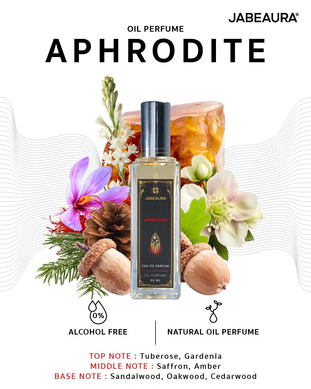 JABEAURA EAU DE PARFUM OIL PERFUME (APHRODITE) 30 ML
