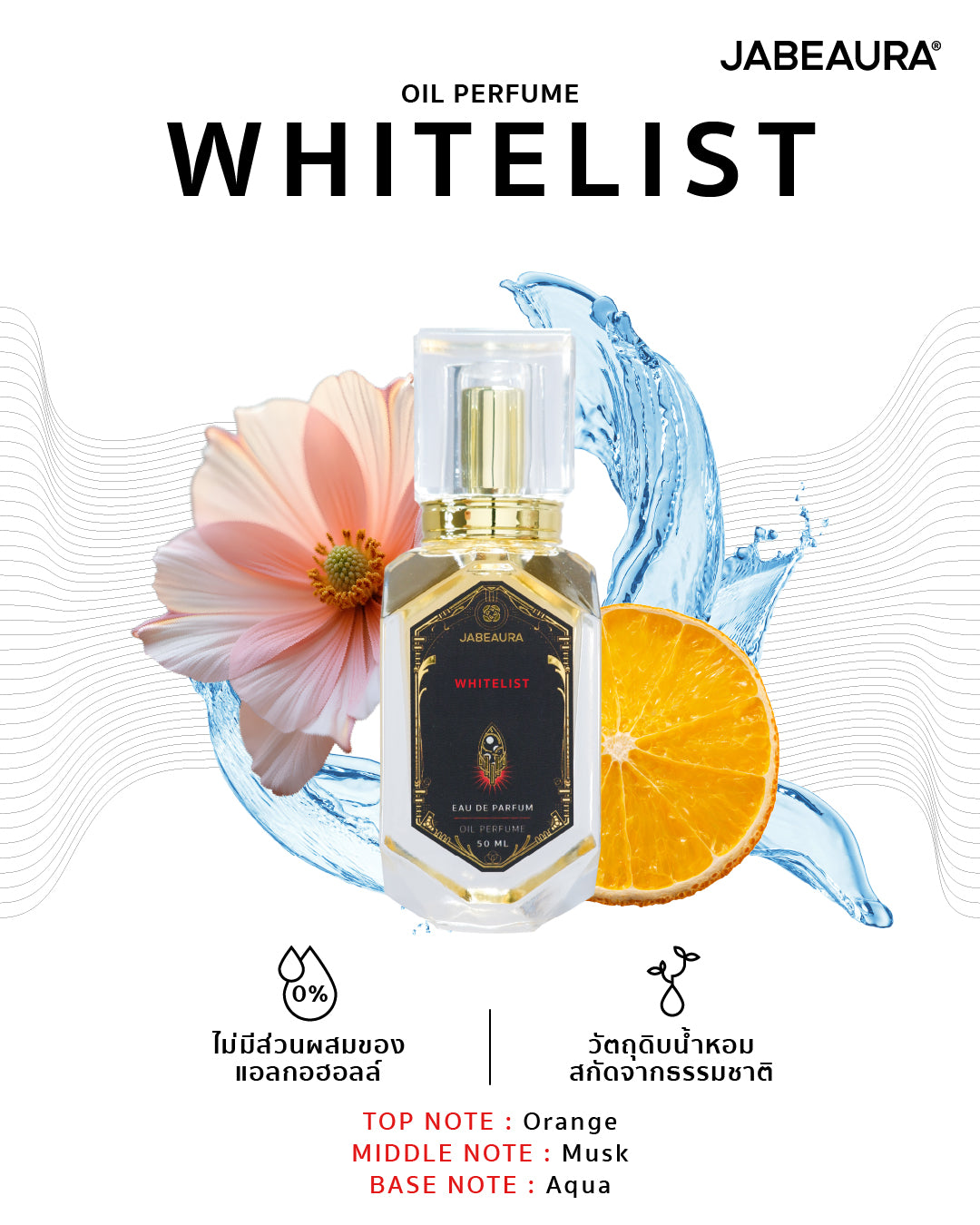 JABEAURA EAU DE PARFUM OIL PERFUME (WHITELIST) 50 ML