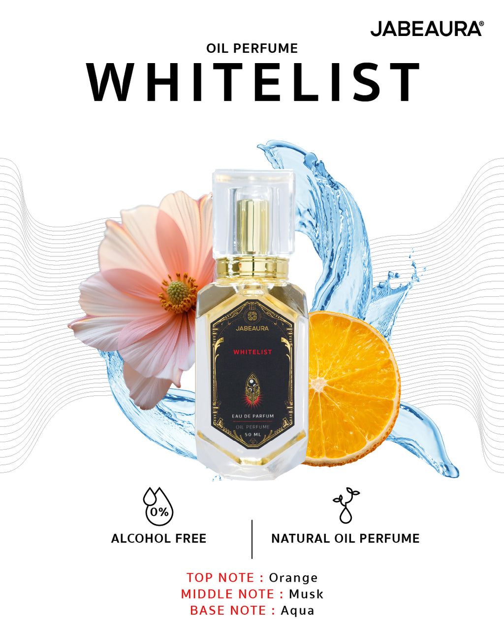 JABEAURA EAU DE PARFUM OIL PERFUME (WHITELIST) 50 ML