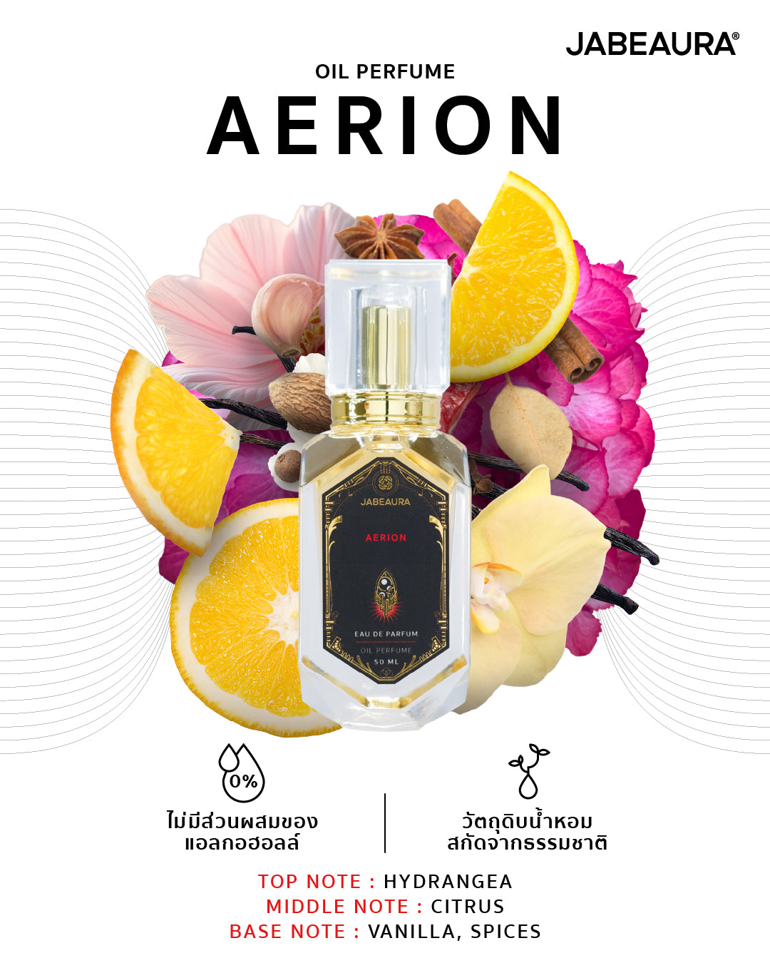 JABEAURA EAU DE PARFUM OIL PERFUME (AERION) 50 ML
