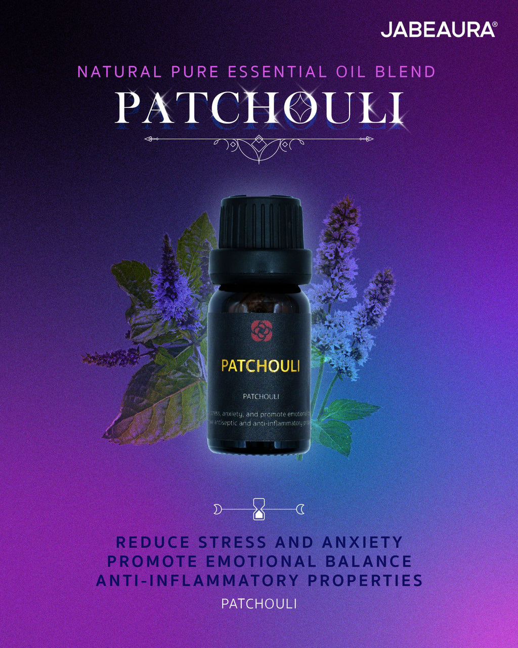 JABEAURA (เจบิวร่า) NATURAL PURE ESSENTIAL OIL BLEND (PATCHOULI)