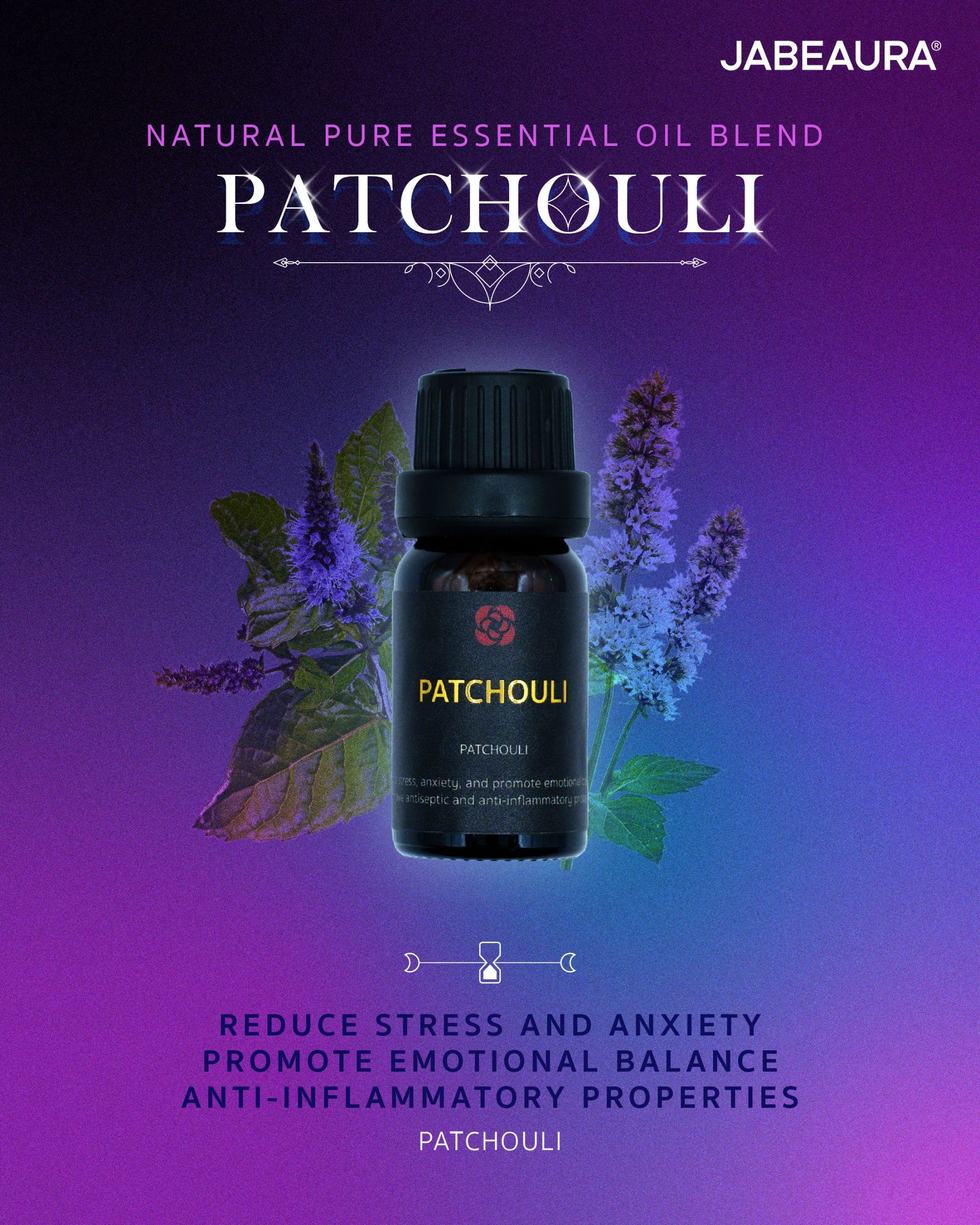 JABEAURA (เจบิวร่า) NATURAL PURE ESSENTIAL OIL BLEND (PATCHOULI)
