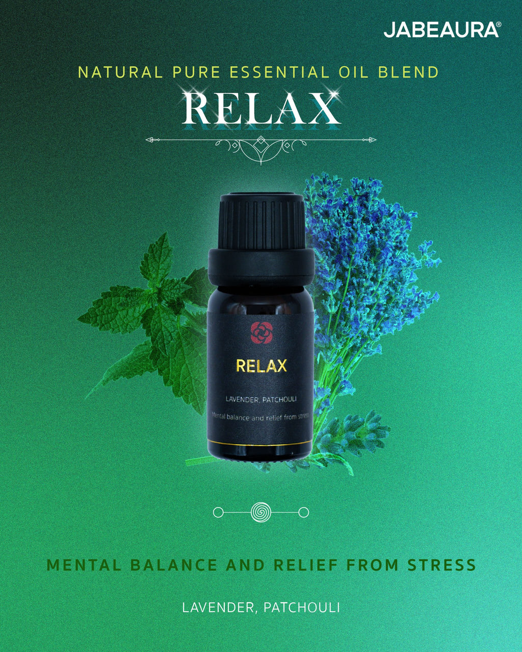 JABEAURA (เจบิวร่า) NATURAL PURE ESSENTIAL OIL BLEND (RELAX)