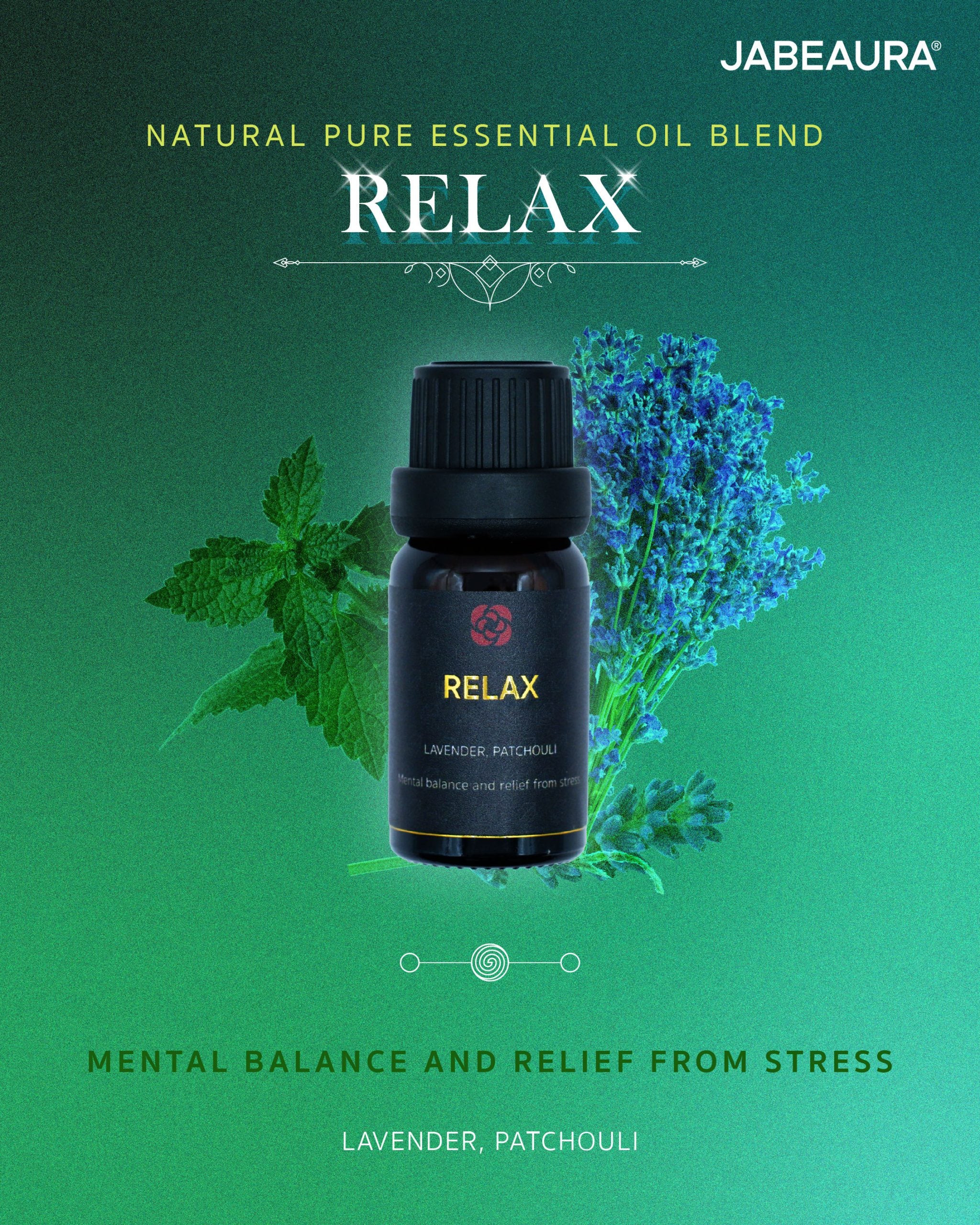 JABEAURA (เจบิวร่า) NATURAL PURE ESSENTIAL OIL BLEND (RELAX)