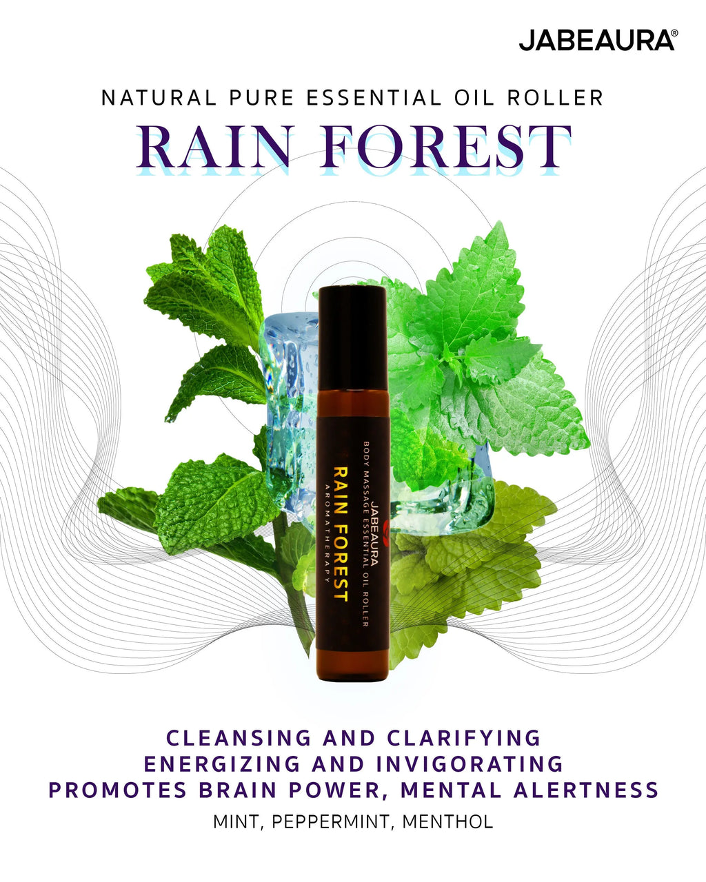 JABEAURA ESSENTIAL OIL ROLLER (RAIN FOREST) Jabeaura