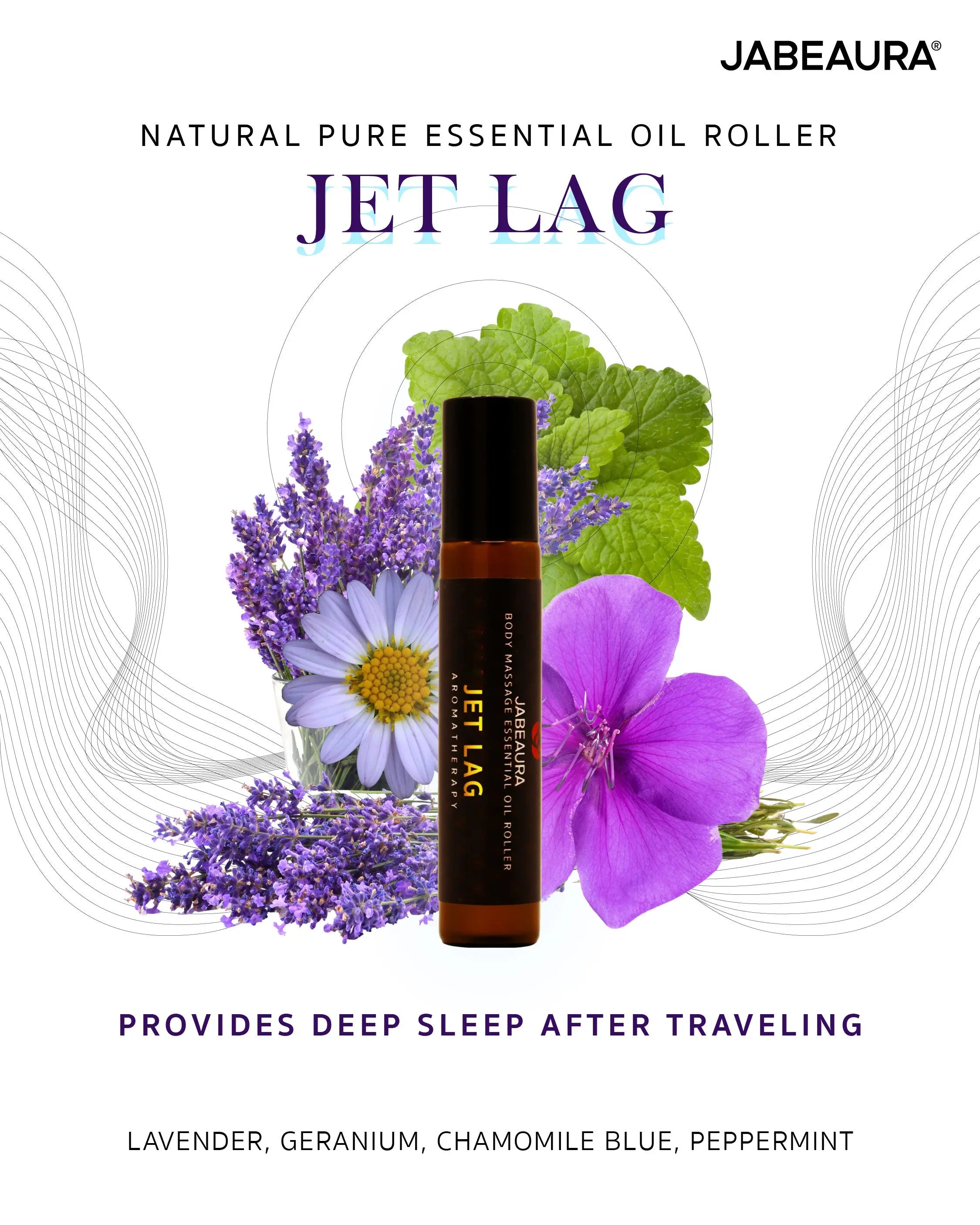 JABEAURA ESSENTIAL OIL ROLLER (JET LAG) Jabeaura
