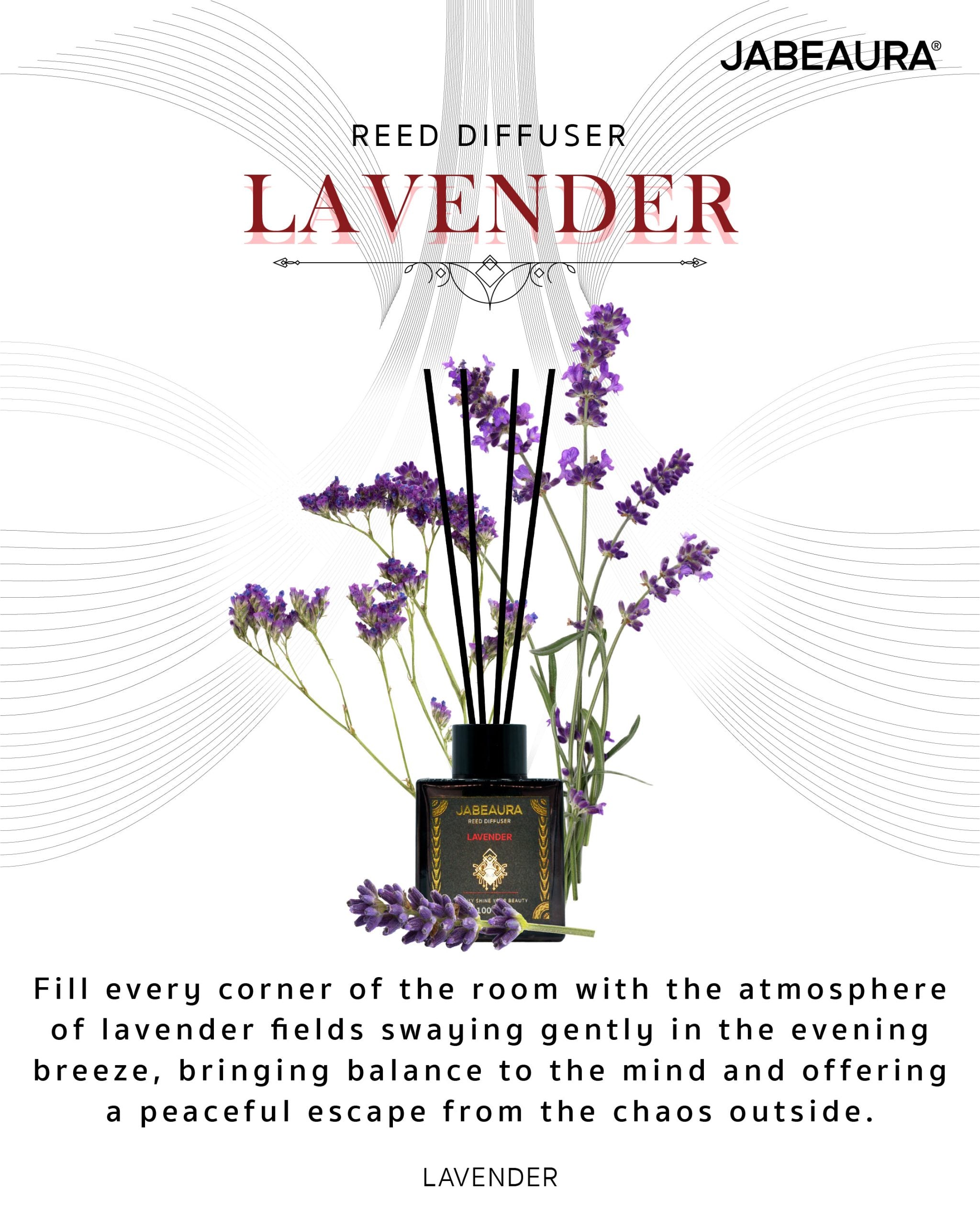 JABEAURA (เจบิวร่า) REED DIFFUSER (LAVENDER)