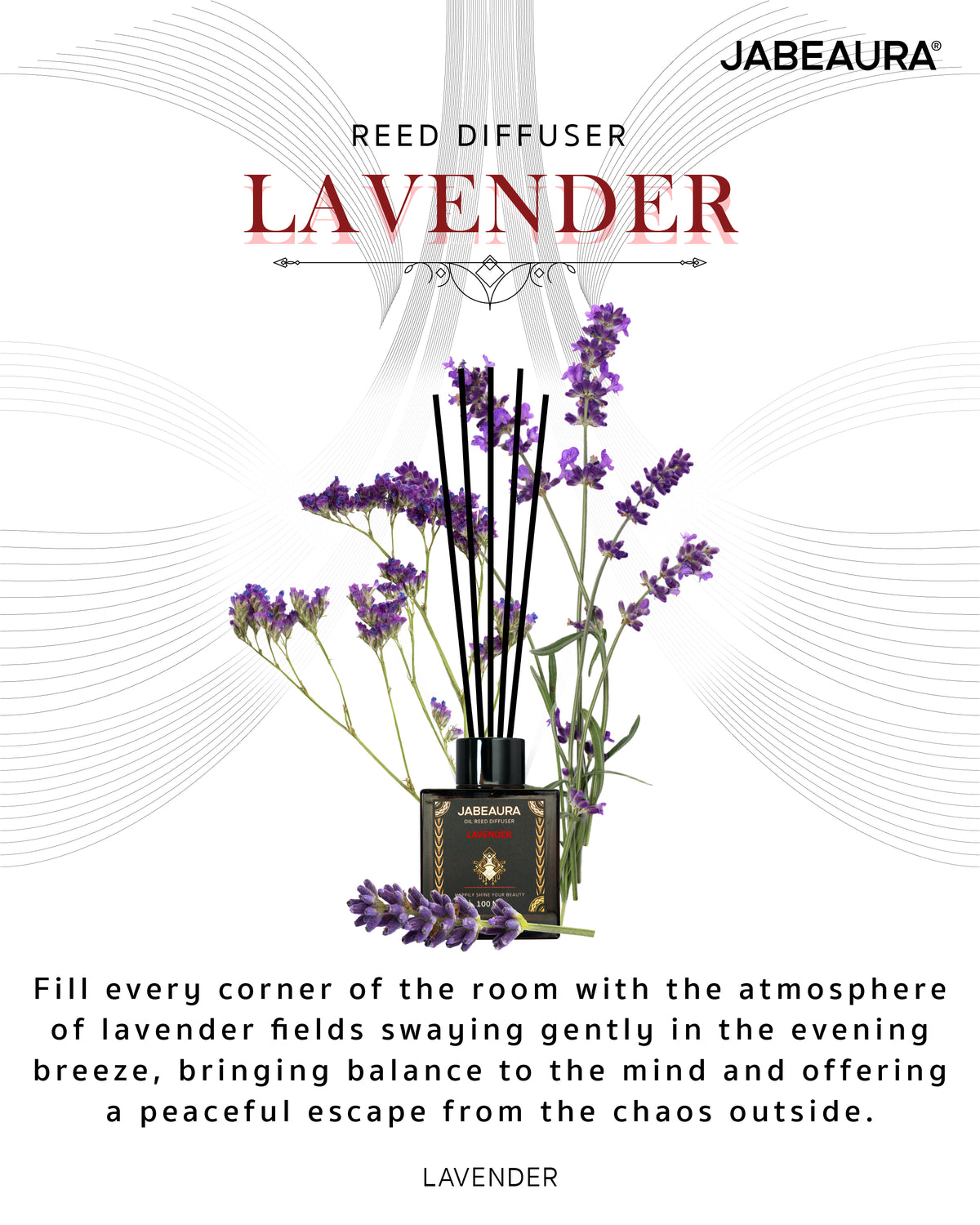 JABEAURA REED DIFFUSER (LAVENDER)