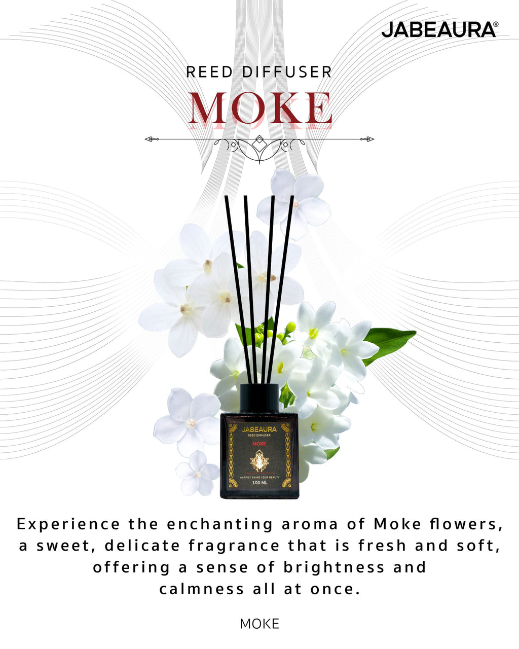 JABEAURA (เจบิวร่า) REED DIFFUSER (MOKE)