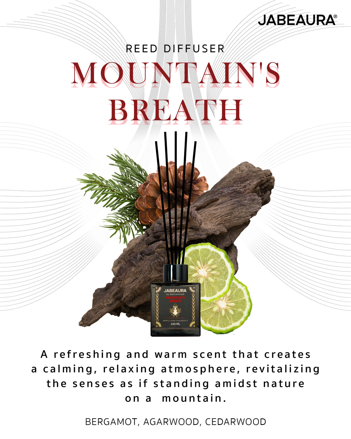 JABEAURA REED DIFFUSER (MOUNTAIN'S BREATH)