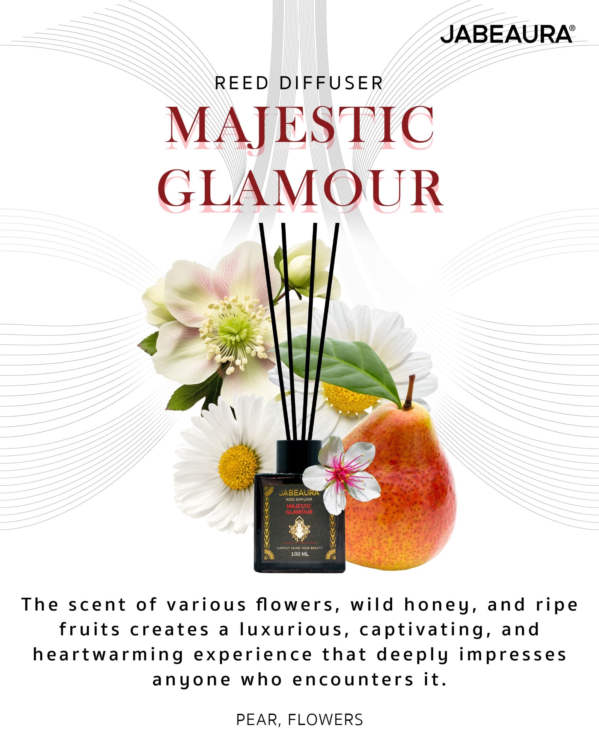 JABEAURA (เจบิวร่า) REED DIFFUSER (MAJESTIC GLAMOUR)