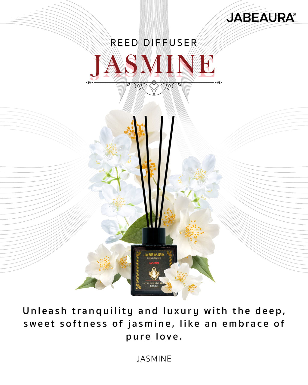 JABEAURA (เจบิวร่า) REED DIFFUSER (JASMINE)