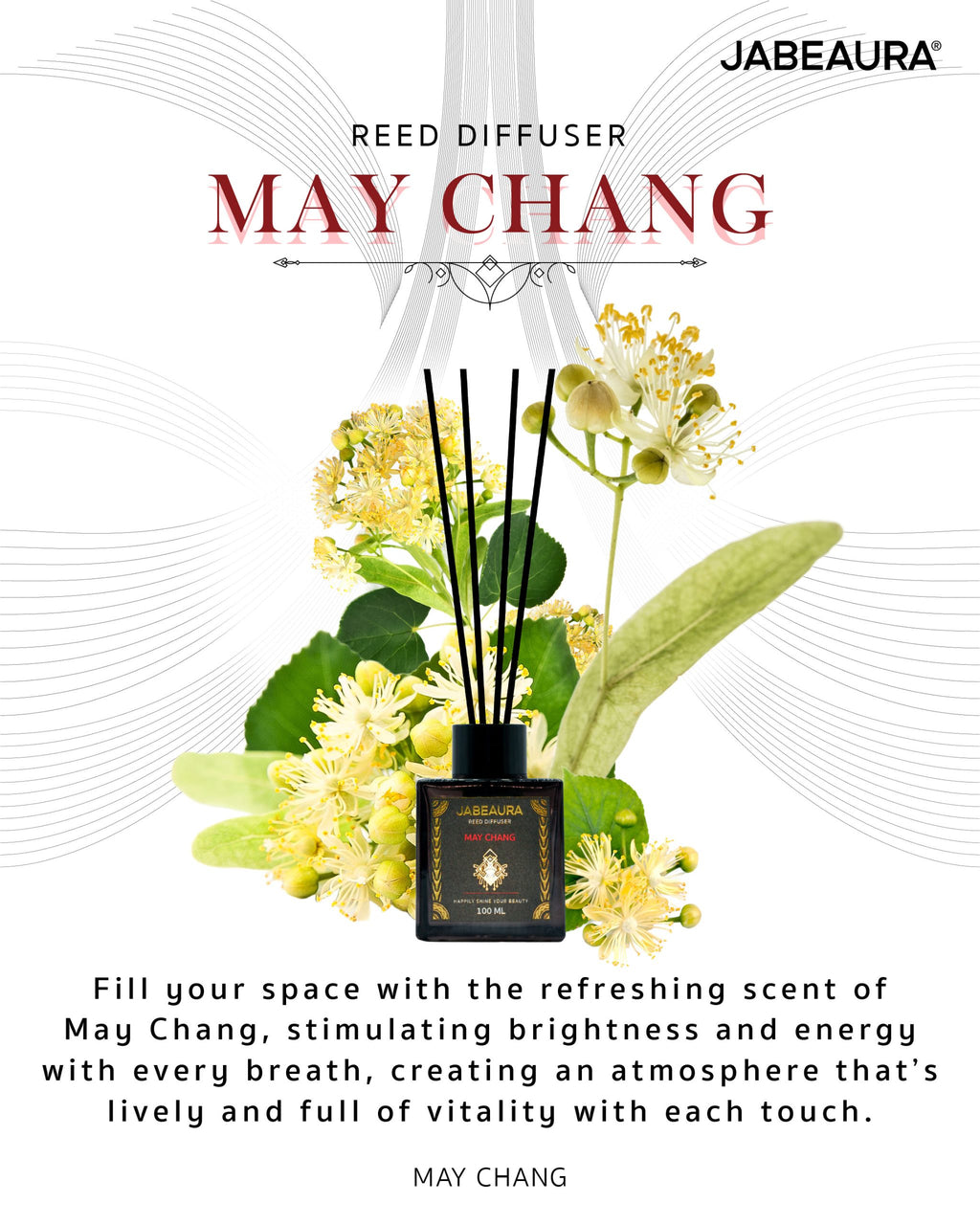 JABEAURA (เจบิวร่า) REED DIFFUSER (MAY CHANG)