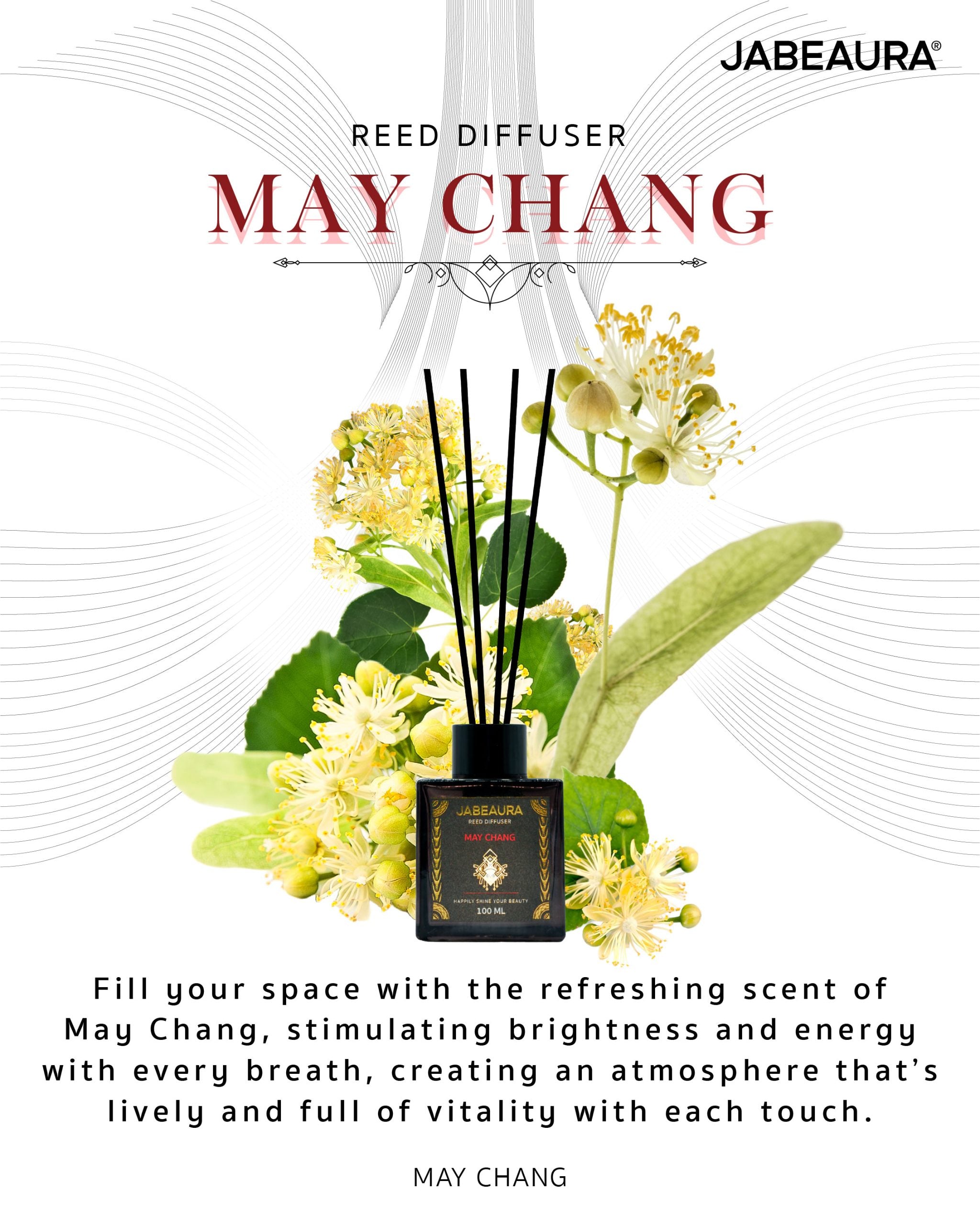 JABEAURA (เจบิวร่า) REED DIFFUSER (MAY CHANG)