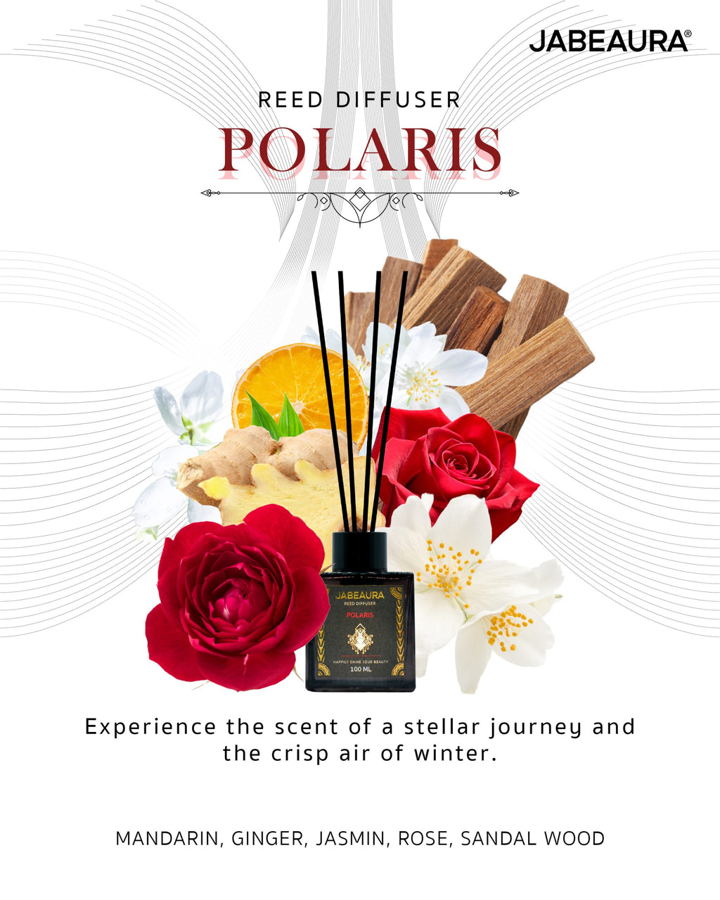 JABEAURA (เจบิวร่า) REED DIFFUSER (POLARIS)